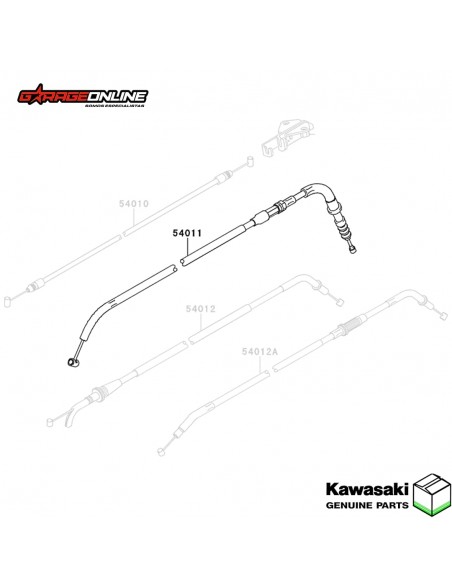 PIOLA EMBRAGUE KAWASAKI VERSYS 650 2011-2014 GENUINA