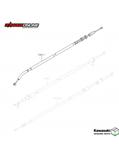 PIOLA DE EMBRAGUE KAWASAKI Z400 GENUINA