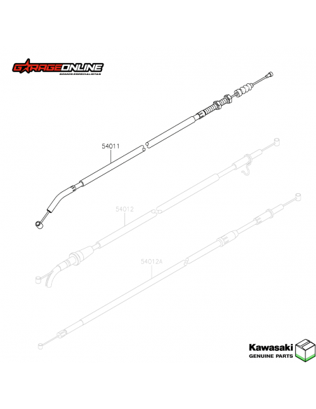 PIOLA DE EMBRAGUE KAWASAKI Z400 GENUINA
