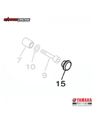 TAPON DE CHASIS YAMAHA GENUINO X1