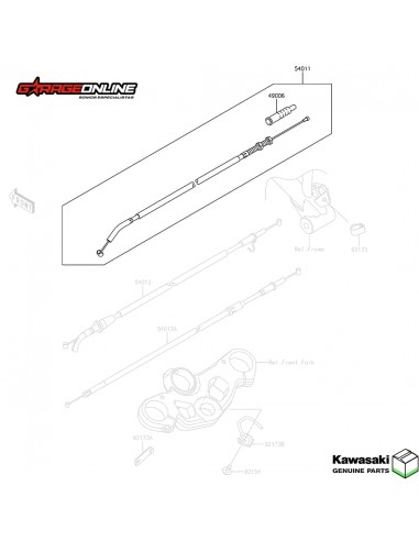 PIOLA DE EMBRAGUE KAWASAKI NINJA 400 GENUINA