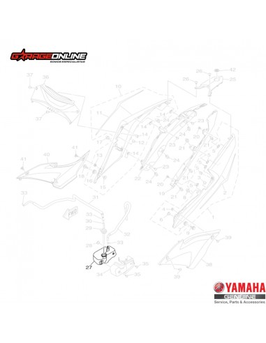 DEPOSITO DE REFRIGERANTE YAMAHA YZF-R3 MT-03 GENUINO