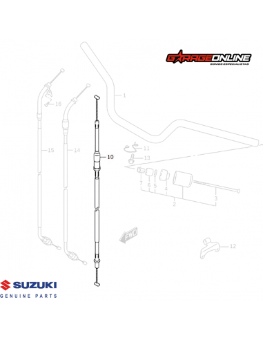 PIOLA DE EMBRAGUE SUZUKI V-STROM 650 GENUINA