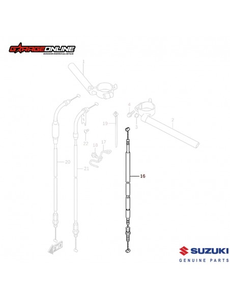 PIOLA DE EMBRAGUE SUZUKI GSX-R 750 GSX-R 600 GENUINA