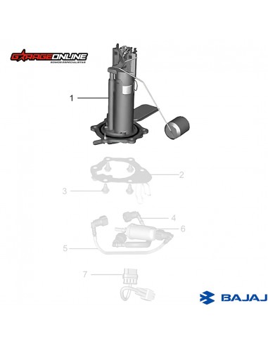 BOMBA DE BENCINA BAJAJ PULSAR NS 200 FI - PULSAR RS 200 FI GENUINA