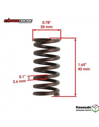 RESORTES EMBRAGUE KAWASAKI NINJA 400 - Z 400 GENUINOS
