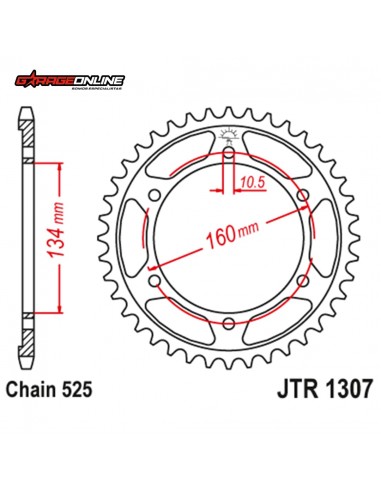 KIT DE TRANSMISION HONDA CBR 600 RR - Envío a todo el País