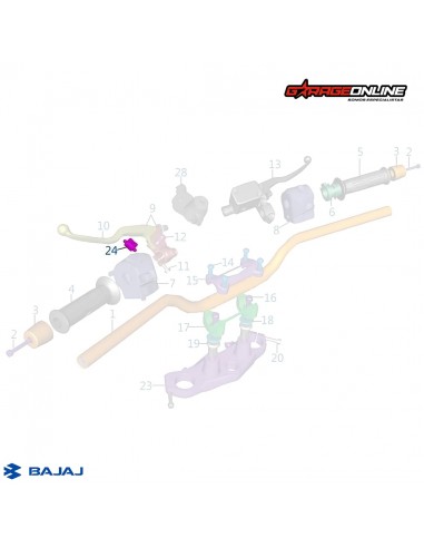 SENSOR SWITCH DE EMBRAGUE BAJAJ NS200 RS 200 DOMINAR 250 DOMINAR 400 GENUINO