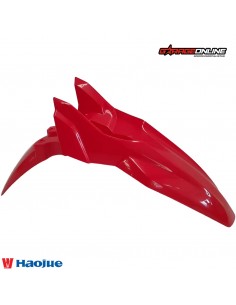TAPABARRO DELANTERO HAOJUE NK150 ROJO GENUINO