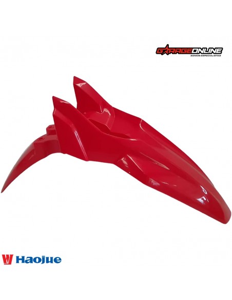 TAPABARRO DELANTERO HAOJUE NK150 ROJO GENUINO
