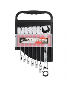 JUEGO LLAVES PUNTA CORONA C/CHICHARRA 7 PCS - YATO