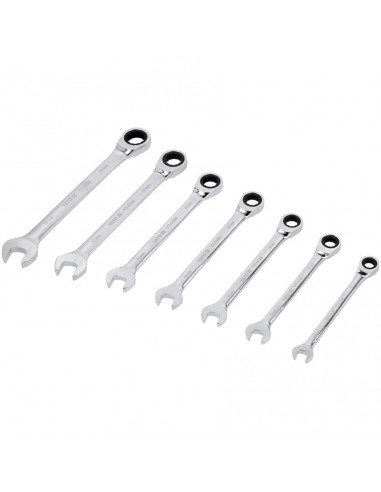 JUEGO LLAVES PUNTA CORONA C/CHICHARRA 7 PCS - YATO