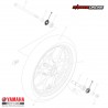 RETEN EJE RUEDA DELANTERA YAMAHA YZF R3 MT-03 YAMAHA