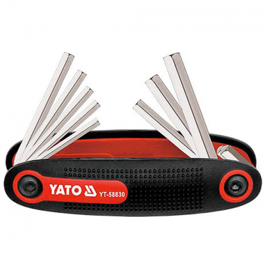 JUEGO DE LLAVES ALLEN EN NAVAJA 8 PIEZAS - YATO