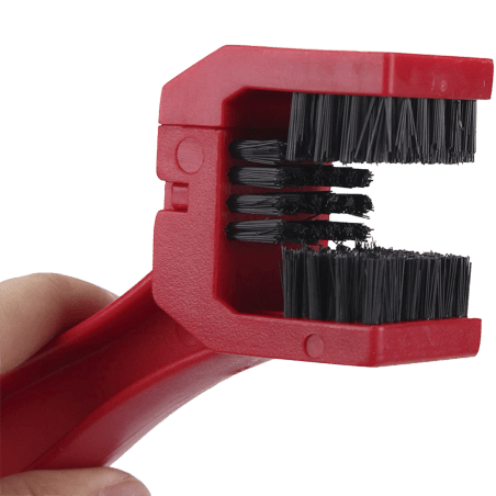 CEPILLO LIMPIADOR DE CADENA ROJO