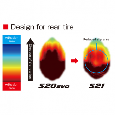 Neumatico s21 120/70zr17 Bridgestone Chile