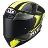 CASCO KYT TT-COURSE TOURIST MATT YELLOW FLUO CON MICA TRANSPARENTE