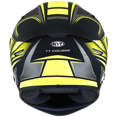 CASCO KYT TT-COURSE TOURIST MATT YELLOW FLUO CON MICA TRANSPARENTE