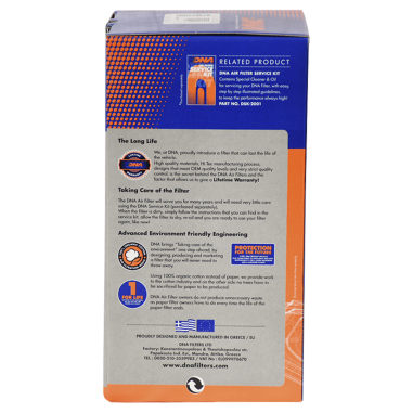 FILTRO DE AIRE HONDA CBR 500 R - CB500X - CB500F (2013-2018) / DNA ALTO FLUJO