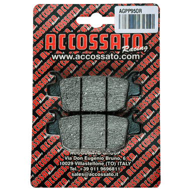 PASTILLA FRENO TRASERO BENELLI TNT 300 / TNT 300 S / 302R - ACCOSSATO ORGANICA