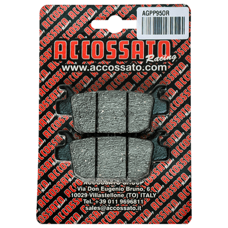 PASTILLA FRENO TRASERO BENELLI TNT 300 / TNT 300 S / 302R - ACCOSSATO ORGANICA