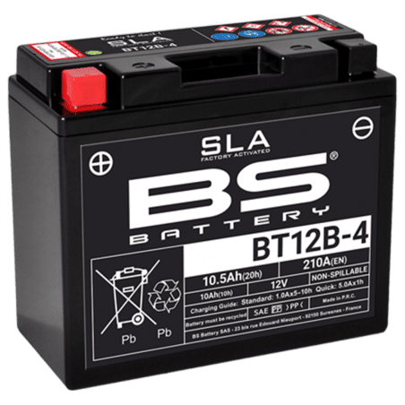 BATERIA YAMAHA XJ6 YAMAHA FZ6 YT12B-4 BS BATTERY - ENVIO A TODO EL PAÍS