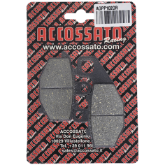 PASTILLA FRENO TRASERO KAWASAKI ER6N - ERF6 - VERSYS 650 - Z1000 / ACCOSSATO RACING ORGANICA