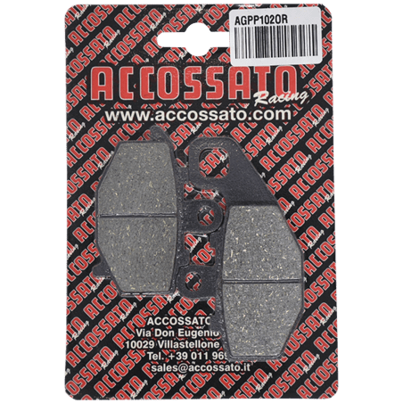 PASTILLA FRENO TRASERO KAWASAKI ER6N - ERF6 - VERSYS 650 - Z1000 / ACCOSSATO RACING ORGANICA