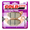 PASTILLAS FRENO DELANTERO YAMAHA R3 / MT-03 SINTERIZADA S3 - GOLDFREN