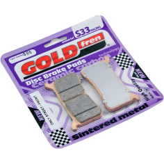 PASTILLAS FRENO DELANTERO HONDA CBR 600 RR - CBR 1000 RR  2019-2022 / SINTERIZADA S33 GOLDFREN
