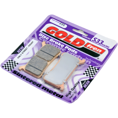 PASTILLAS FRENO DELANTERO HONDA CBR 600 RR - CBR 1000 RR  2019-2022 / SINTERIZADA S33 GOLDFREN