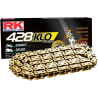CADENA RK 428-140 DORADA, CON ORING Y REFORZADA