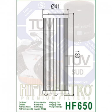 FILTRO DE ACEITE KTM 790 - 890 - 990 - 1050 - 1090 - 1190 - 1290 ADVENTURE / HIFLO