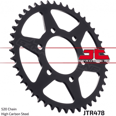 CATALINA 46 DIENTES KAWASAKI NINJA 650 - ER6N - ER6F - VERSYS - Z 650 - VULCAN 650 - JT RACING CHAIN