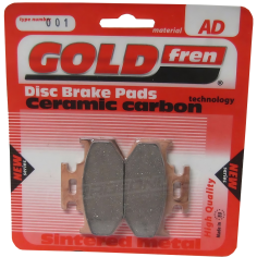 PASTILLA FRENO TRASERO YAMAHA YZF-R15 V3 / FZ 25 - GOLDFREN SINTERIZADA