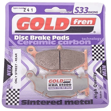 PASTILLA FRENO TRASERO FA419HH SINTERIZADA S33 GOLDFREN