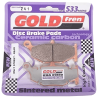 PASTILLA FRENO TRASERO FA419HH SINTERIZADA S33 GOLDFREN
