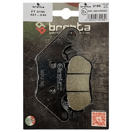 PASTILLAS FRENO TRASERO YAMAHA R3 / MT-03 ORGANICA BRENTA