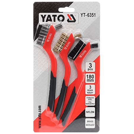 KIT CEPILLOS LIMPIEZA DE CALIPER - YATO