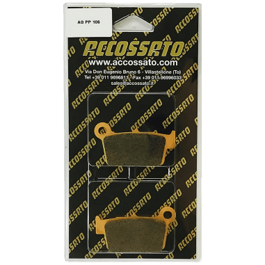 PASTILLAS DE FRENO YAMAHA YZ 250 - YZ 250 F -  YZ 450 F - WR 450 F /  BREMBO SINTERIZADAS