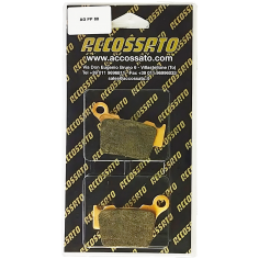 PASTILLA DE FRENO TRASERO AGPP80ST ACCOSSATO RACING SINTERIZADA
