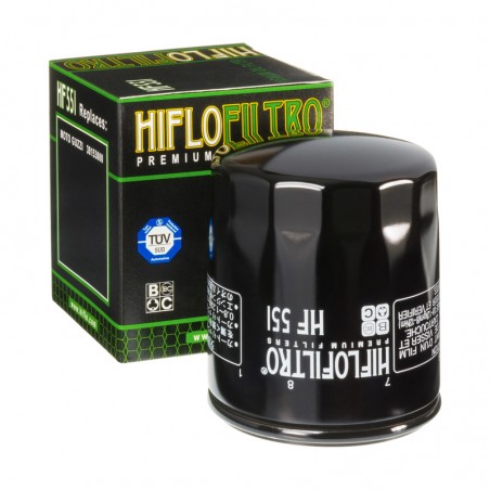 FILTRO DE ACEITE HF551 PARA MOTO GUZZI HIFLO