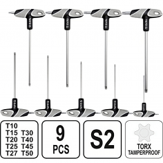 JUEGO DE LLAVES TORX EN T 9 PIEZAS - YATO