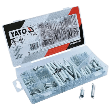 SET RESORTES SURTIDOS 200 UNIDADES - YATO