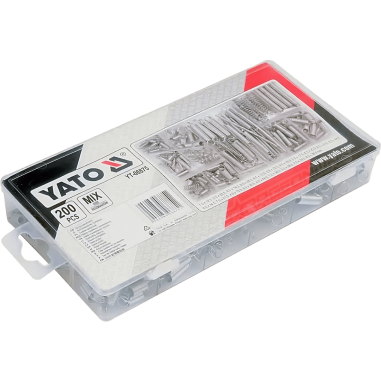 SET RESORTES SURTIDOS 200 UNIDADES - YATO