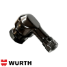 VALVULA NEGRA NEUMATICO 90° WURTH